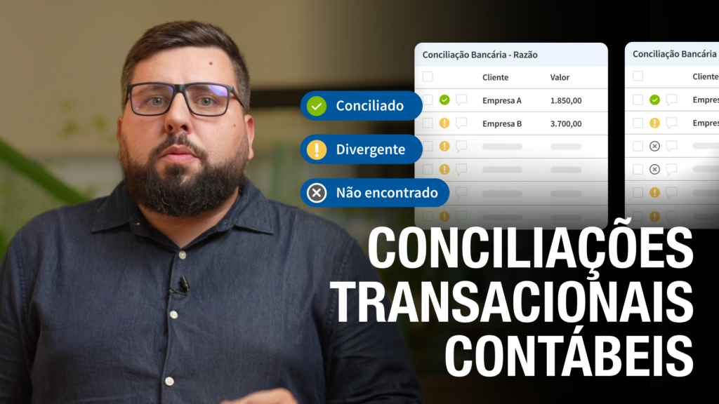 Conciliações transacionais contábeis